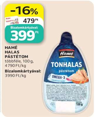 Hamé halas pástétom