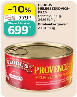 GLOBUS MELEGSZENDVICS-KRÉM