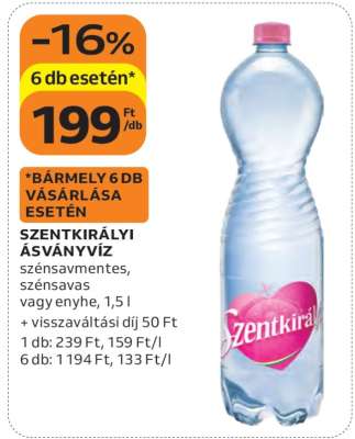 SZENTKIRÁLYI Ásványvíz