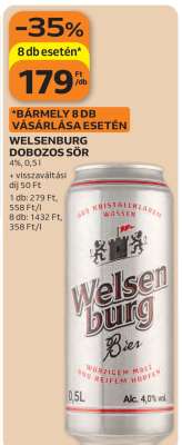 Welsenburg Dobozos Sör