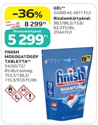FINISH Mosogatógép-tabletta*