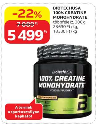 BIOTECHUSA 100% CREATINE MONOHYDRATE