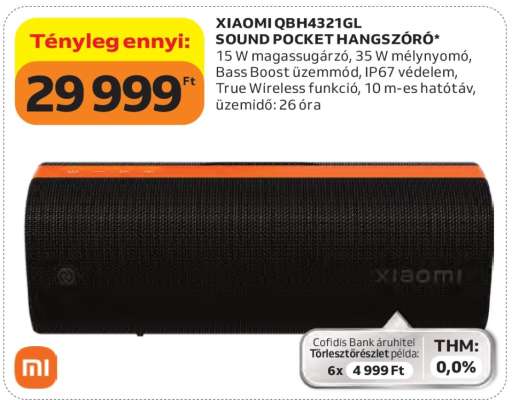 XIAOMI QBH4321GL SOUND POCKET HANGSZÓRÓ