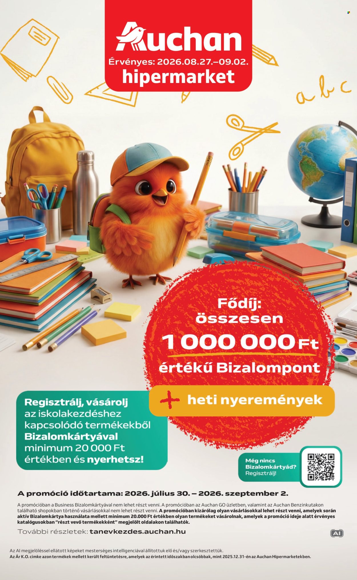 Auchan akciós újság érvényes:  - 2026.08.27 - 2026.09.02. 1. oldal Oldal 1