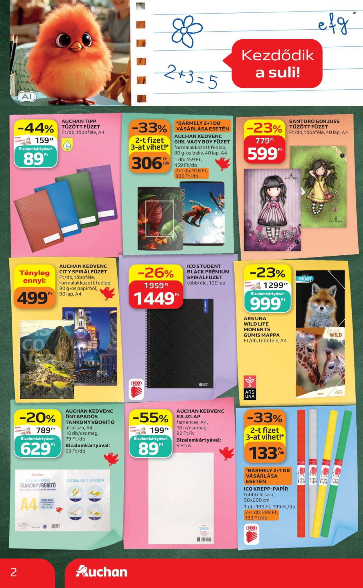 Auchan akciós újság érvényes:  - 2026.08.27 - 2026.09.02. 2. oldal Oldal 2