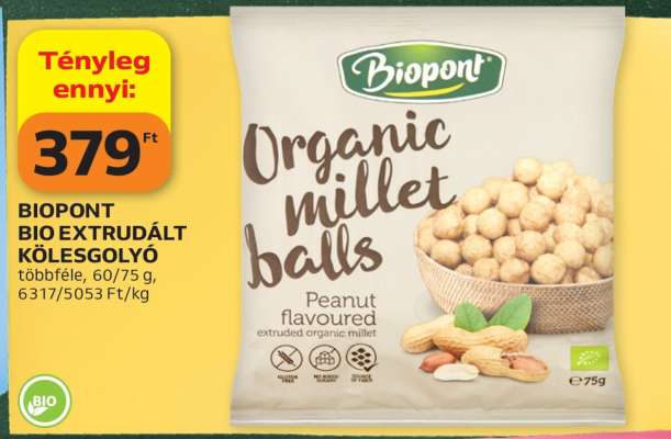 Biopont Bio Extrudált Kölesgolyó