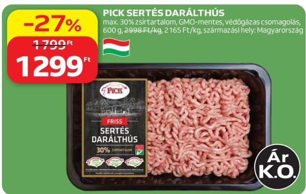 PICK Sertés Darálthús