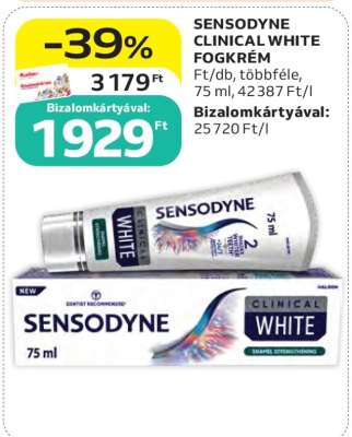 SENSODYNE CLINICAL WHITE FOGKRÉM