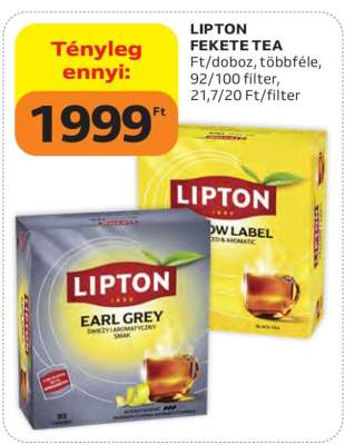 Lipton Fekete Tea