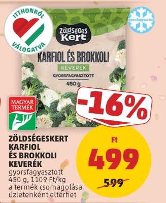 Zöldségeskert Karfiol és Brokkoli keverék