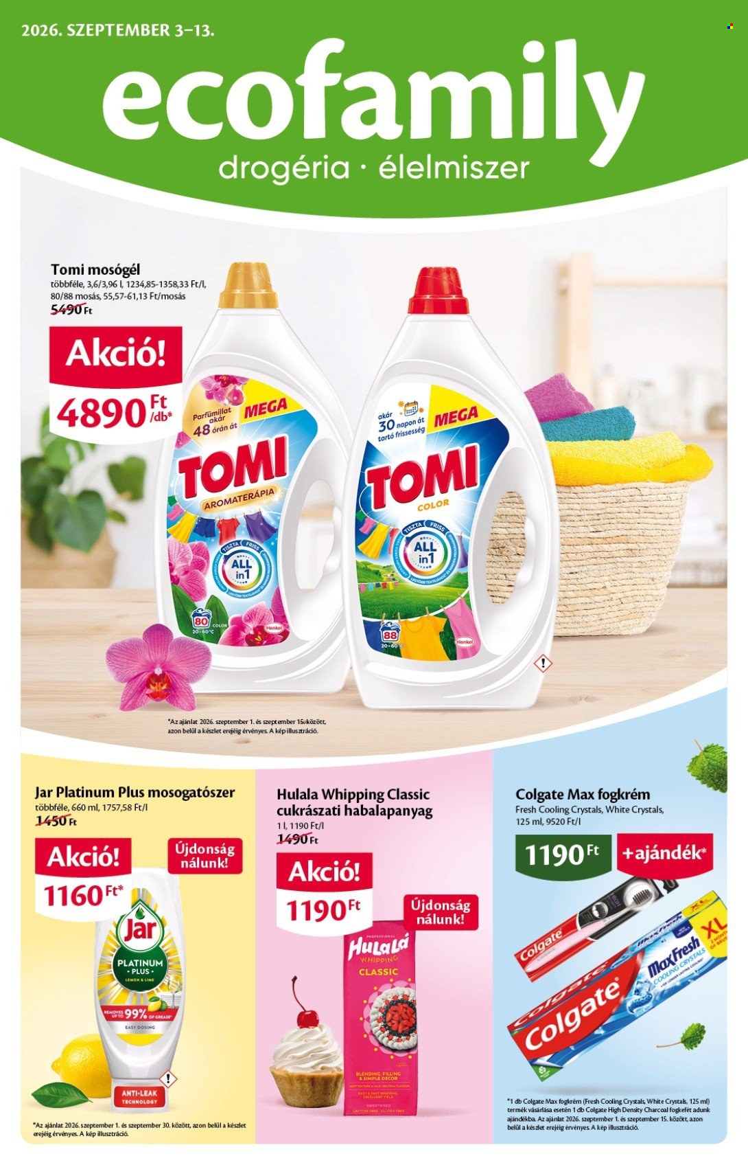 EcoFamily akciós újság érvényes:  - 2026.09.03 - 2026.09.13. 1. oldal Oldal 1