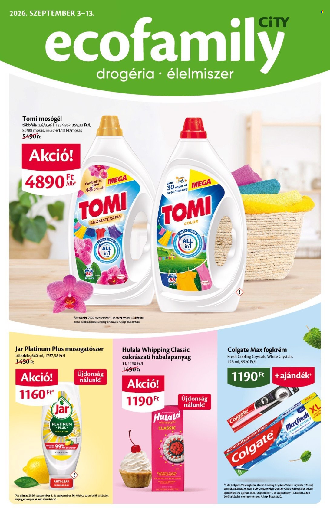 EcoFamily akciós újság érvényes:  - 2026.09.03 - 2026.09.13. 1. oldal Oldal 1