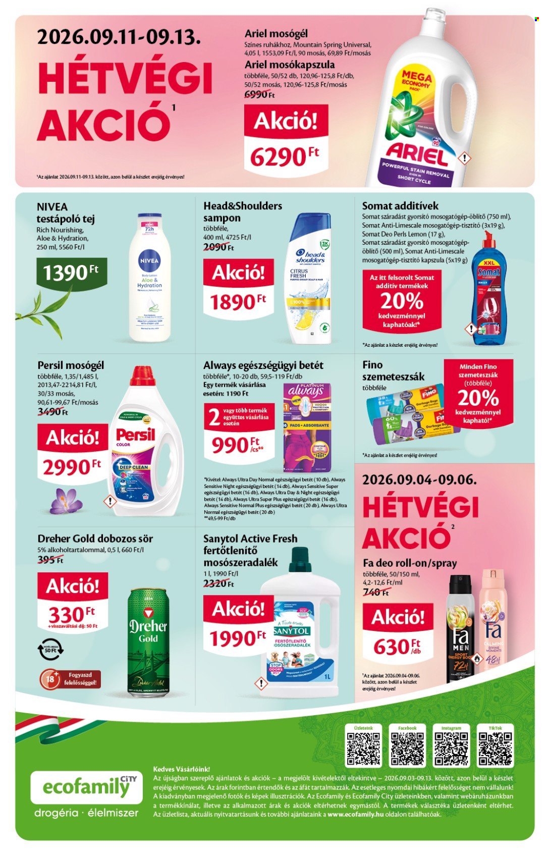 EcoFamily akciós újság érvényes:  - 2026.09.03 - 2026.09.13. 4. oldal Oldal 4