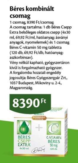 Béres kombinált csomag