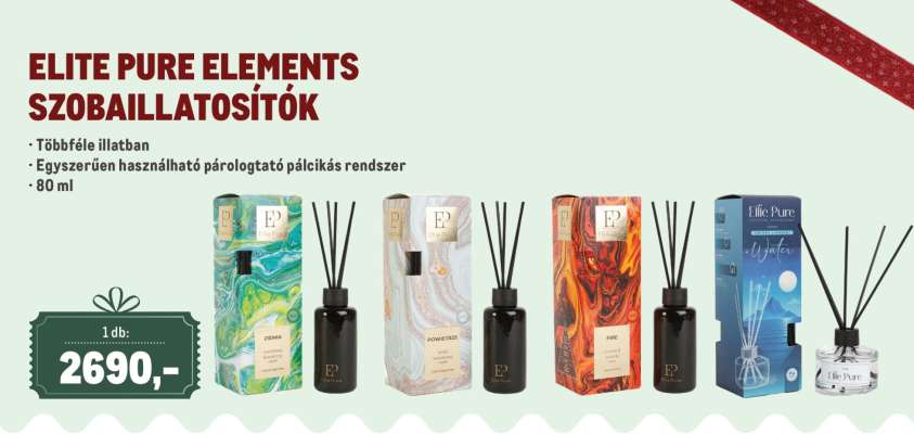 ELITE PURE ELEMENTS SZOBAILLATOSÍTÓK