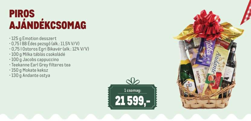 PIROS AJÁNDÉKCSOMAG