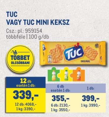 TUC vagy TUC mini keksz