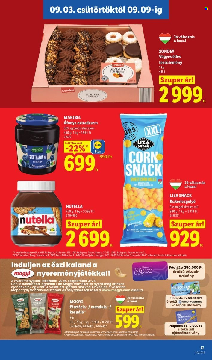 Lidl akciós újság érvényes:  - 2026.09.03 - 2026.09.09. 11. oldal Oldal 11