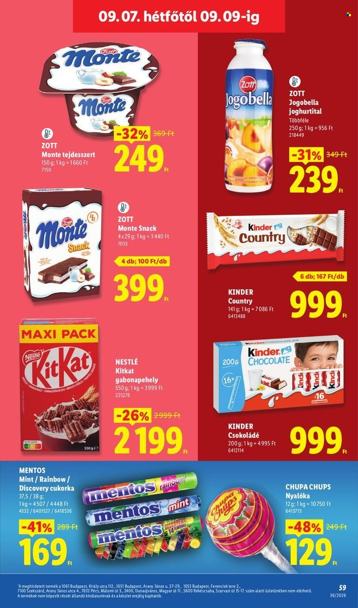 Lidl akciós újság érvényes:  - 2026.09.03 - 2026.09.09. 59. oldal Oldal 59