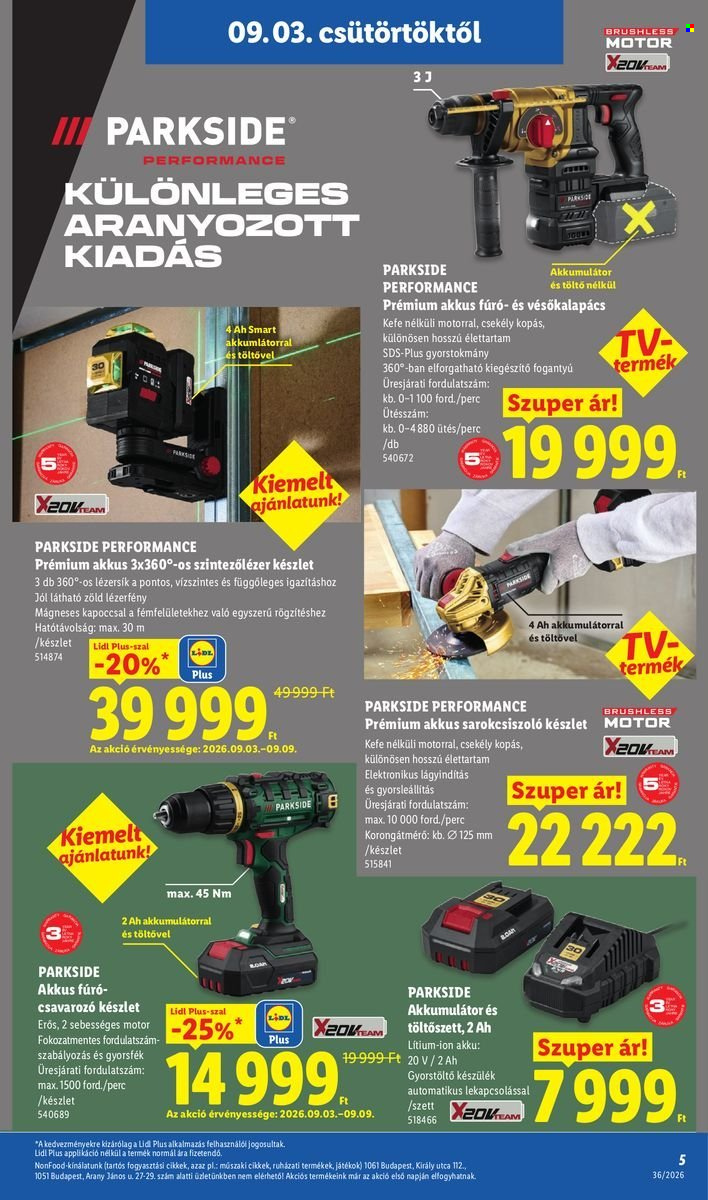Lidl akciós újság érvényes:  - 2026.09.03 - 2026.09.09. 3. oldal Oldal 3