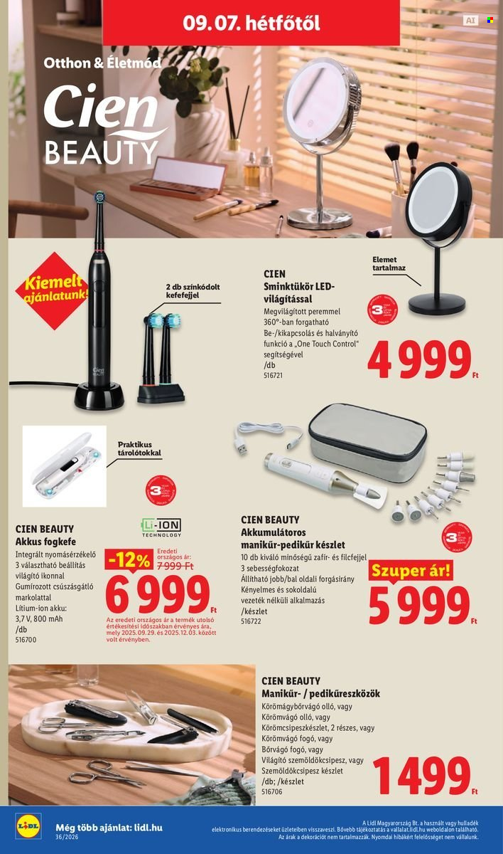 Lidl akciós újság érvényes:  - 2026.09.03 - 2026.09.09. 22. oldal Oldal 22