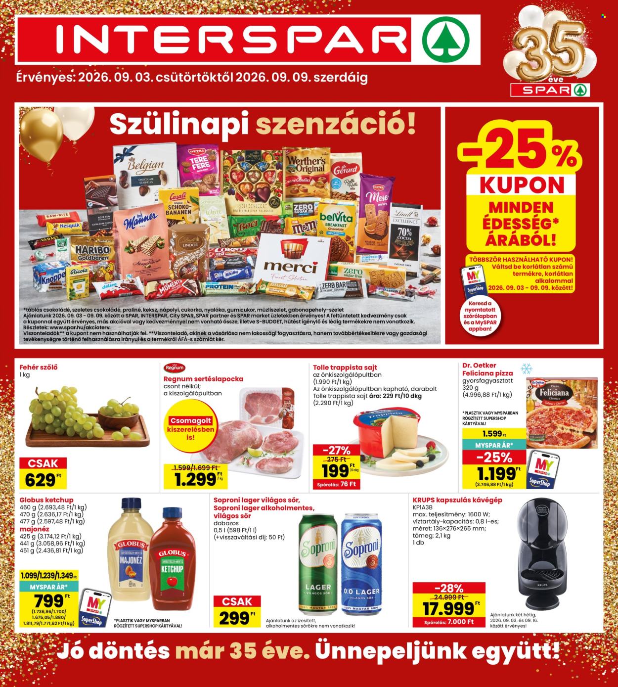 INTERSPAR akciós újság érvényes:  - 2026.09.03 - 2026.09.09. 1. oldal Oldal 1
