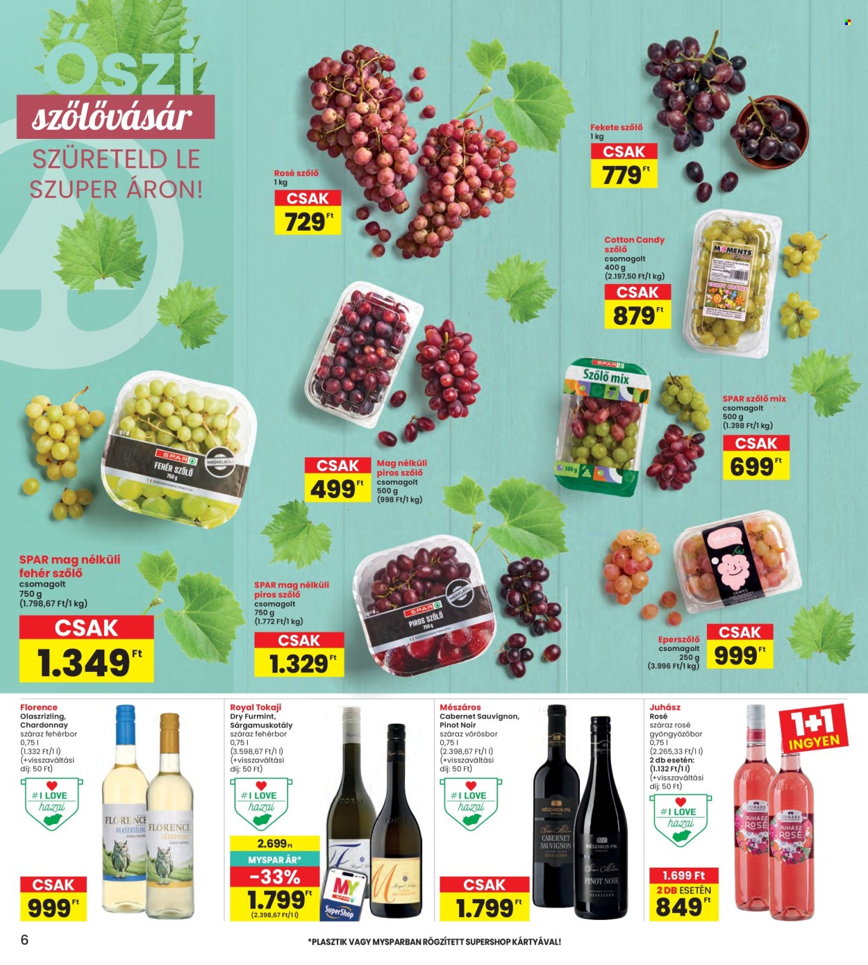 INTERSPAR akciós újság érvényes:  - 2026.09.03 - 2026.09.09. 6. oldal Oldal 6