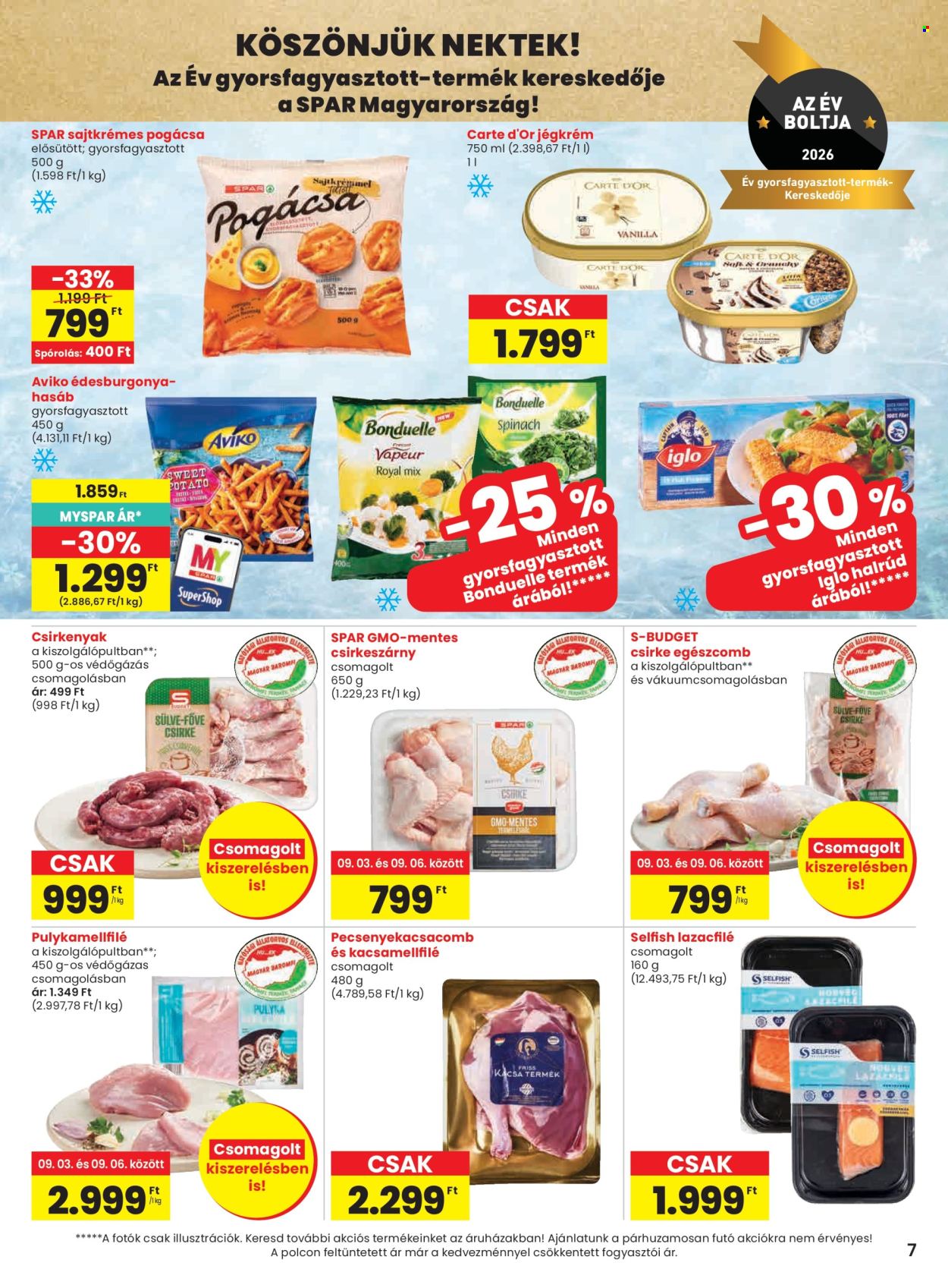 SPAR akciós újság érvényes:  - 2026.09.03 - 2026.09.09. 7. oldal Oldal 7