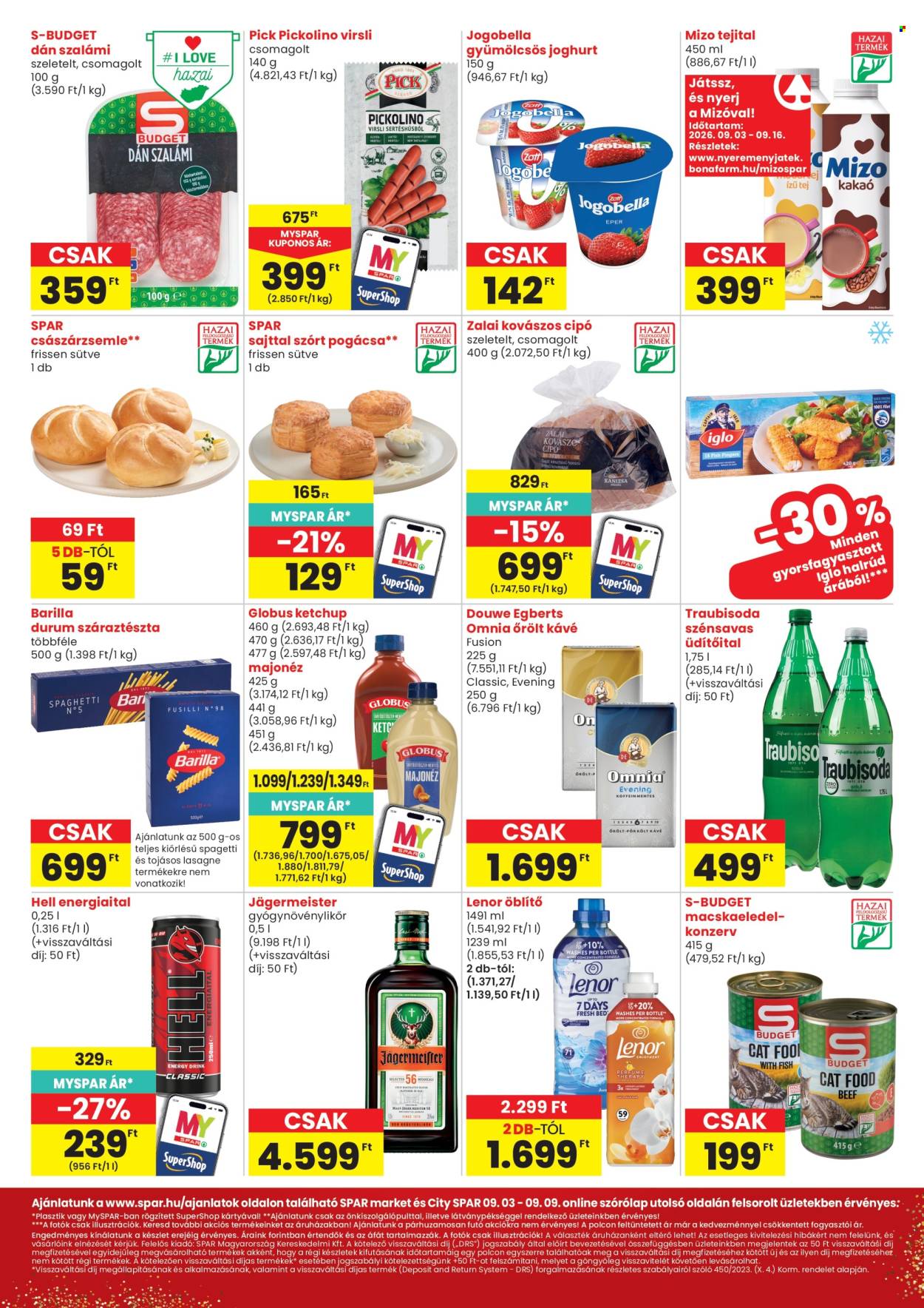 SPAR akciós újság érvényes:  - 2026.09.03 - 2026.09.09. 2. oldal Oldal 2