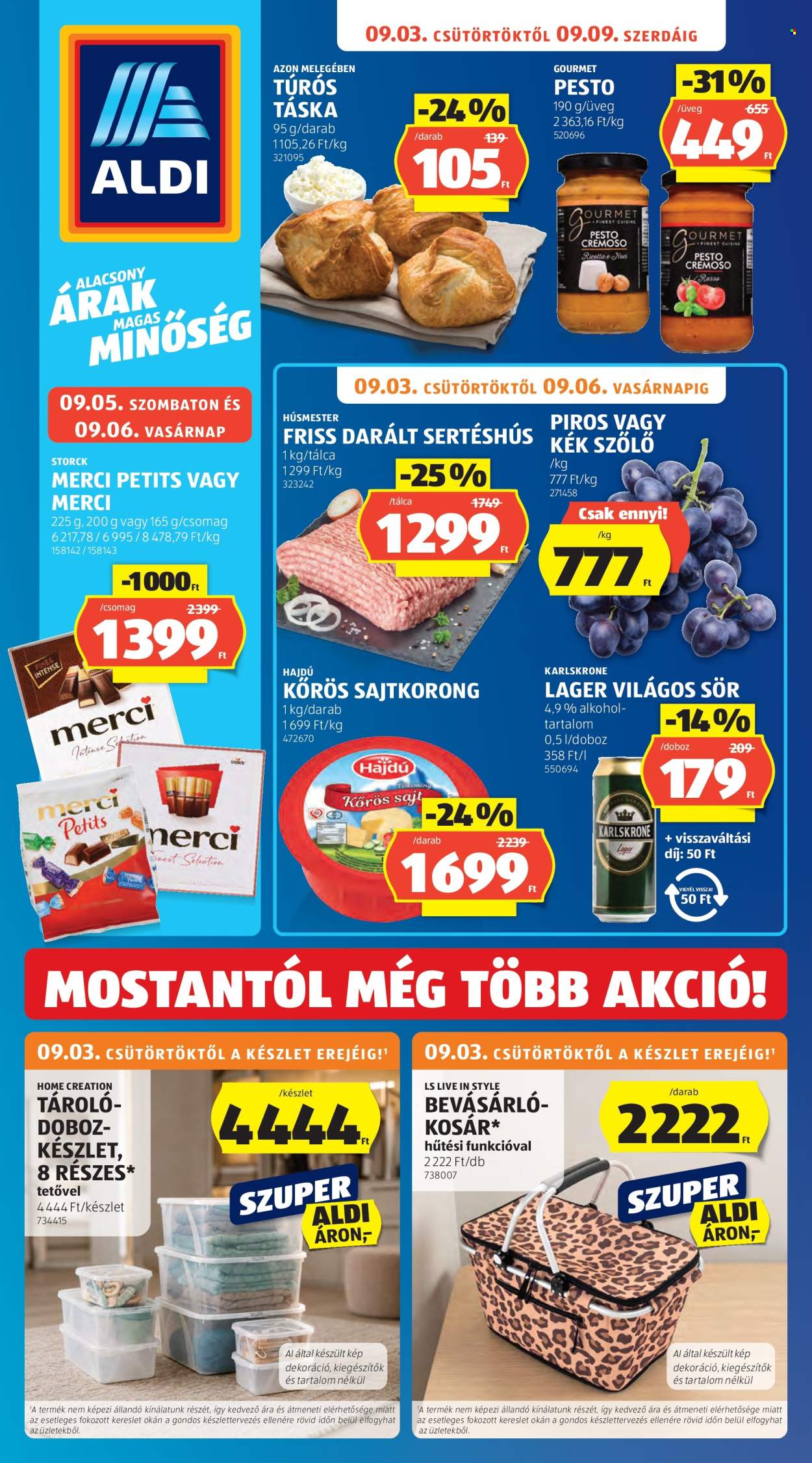 Aldi akciós újság érvényes:  - 2026.09.03 - 2026.09.09. 1. oldal Oldal 1