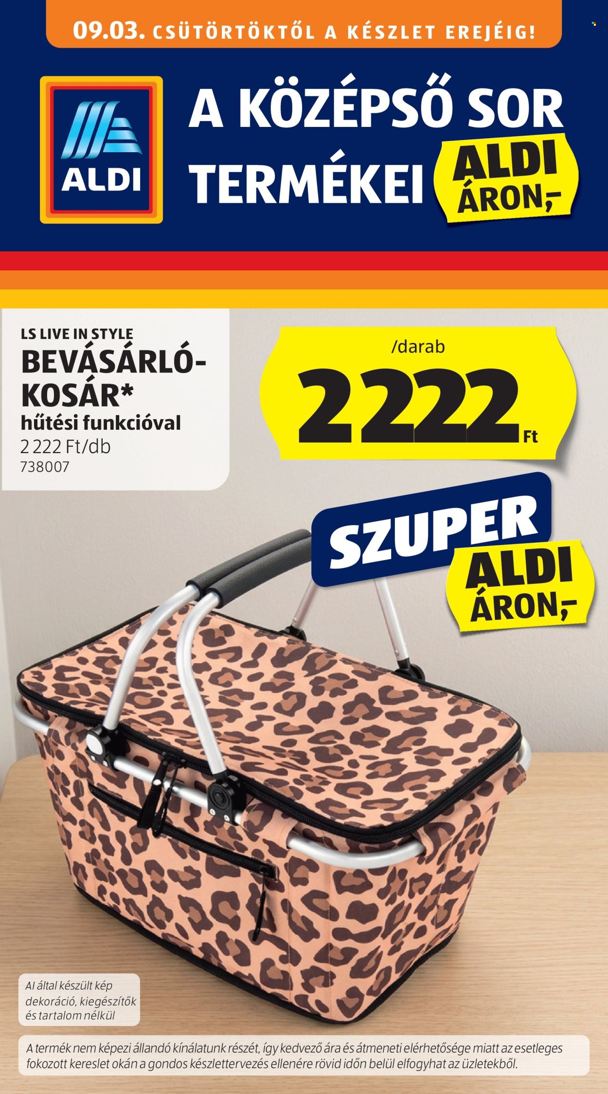 Aldi akciós újság érvényes:  - 2026.09.03 - 2026.09.09. 1. oldal Oldal 1