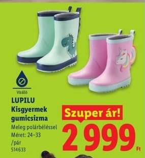 LUPILU Kisgyermek gumicsizma