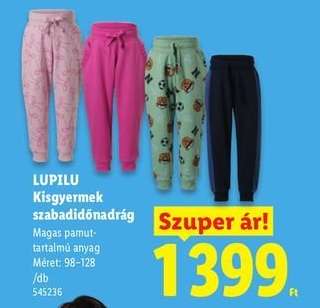 lupilu Kisgyermek szabadidőnadrág