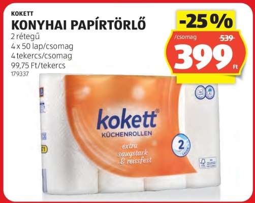 Kokett Konyhai Papírtörlő