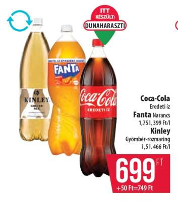 Coca-Cola, Fanta, Kinley