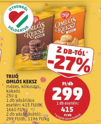 Trijó Omlós Keksz