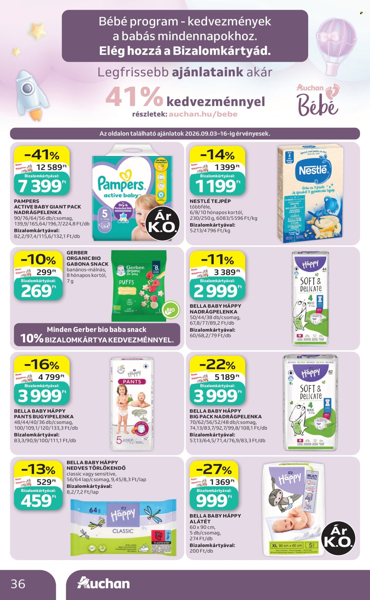 Auchan akciós újság érvényes:  - 2026.09.03 - 2026.09.09. 36. oldal Oldal 36
