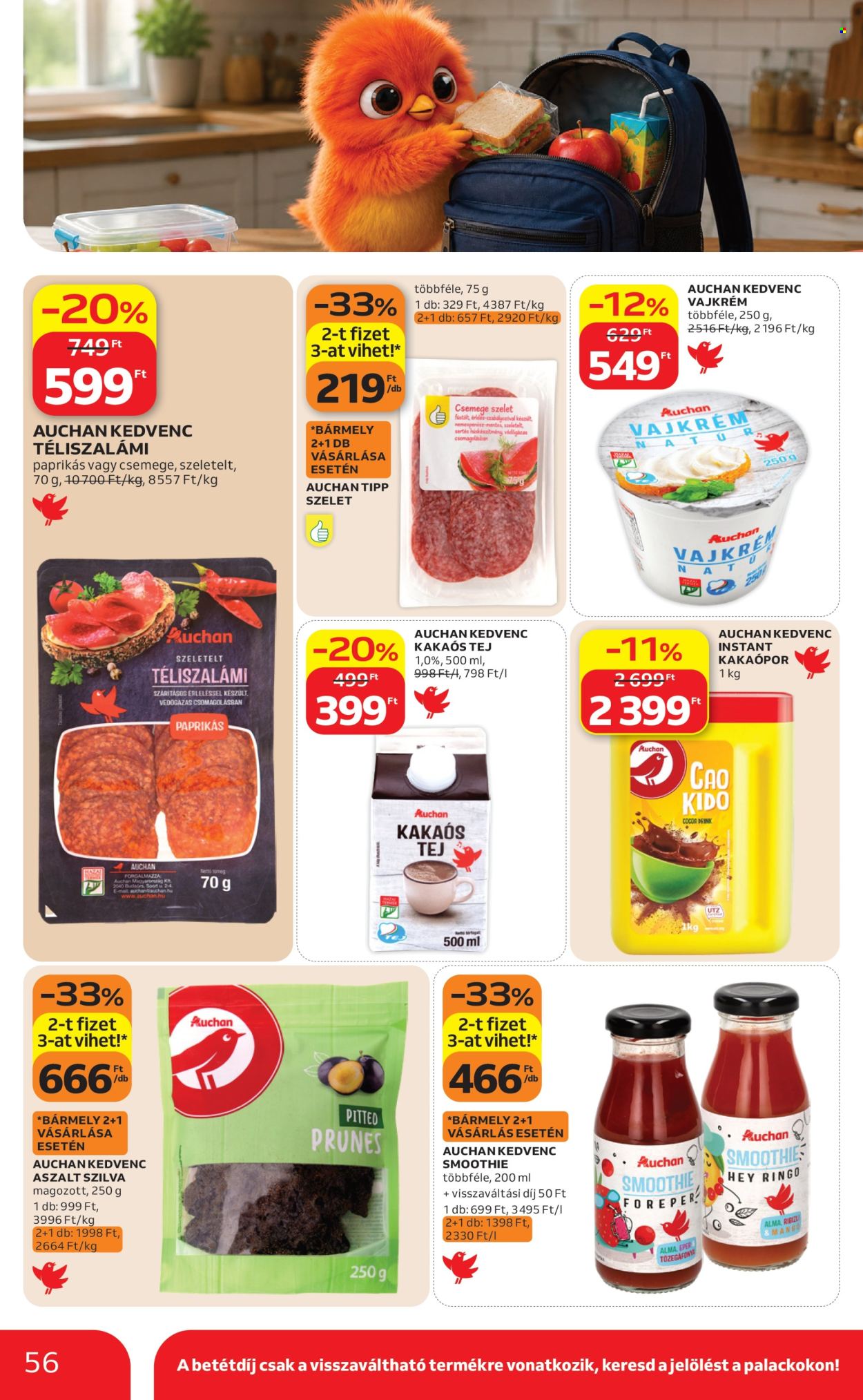 Auchan akciós újság érvényes:  - 2026.09.03 - 2026.09.09. 56. oldal Oldal 56