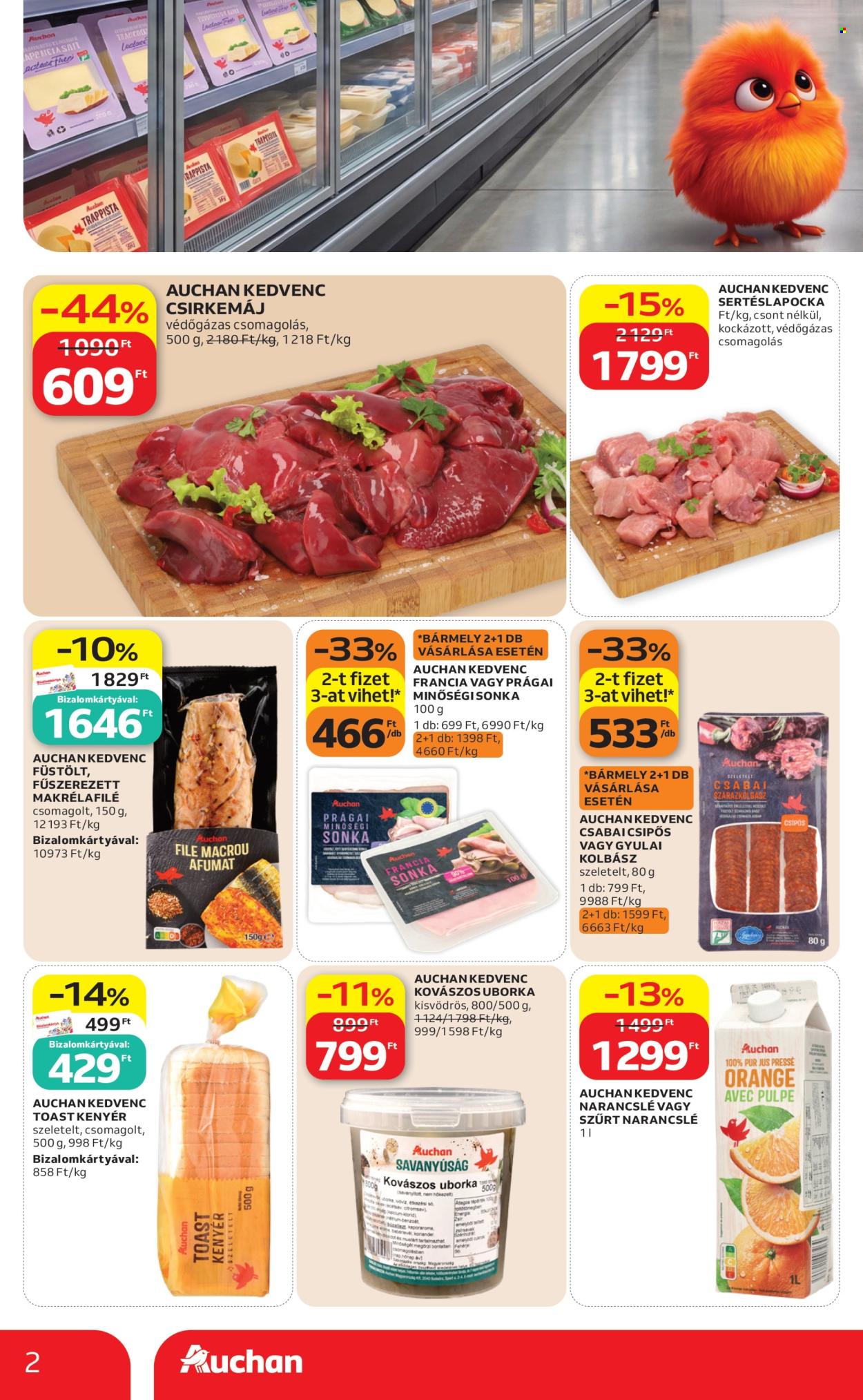 Auchan akciós újság érvényes:  - 2026.09.03 - 2026.09.09. 2. oldal Oldal 2