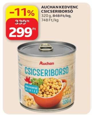 AUCHAN KEDVENC CSICSERIBORSÓ