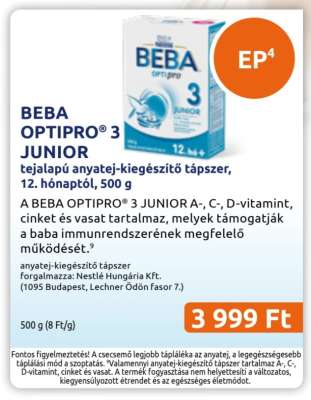 BEBA OPTIPRO® 3 JUNIOR