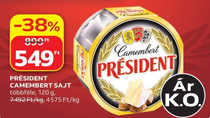 Président Camembert sajt