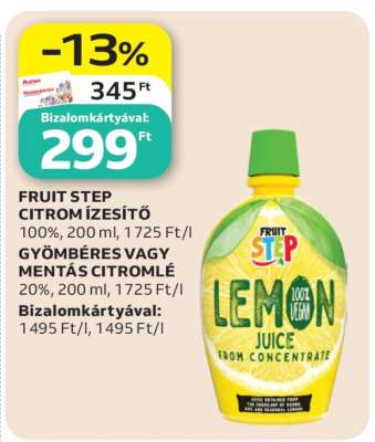 FRUIT STEP CITROM ÍZESÍTŐ