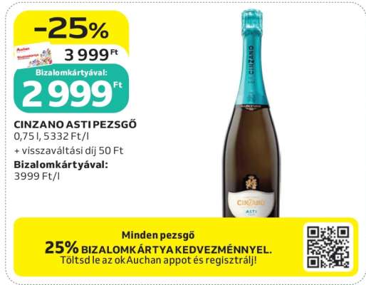 Cinzano Asti Pezsgő