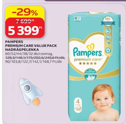Pampers Premium Care Value Pack Nadrágpelenka