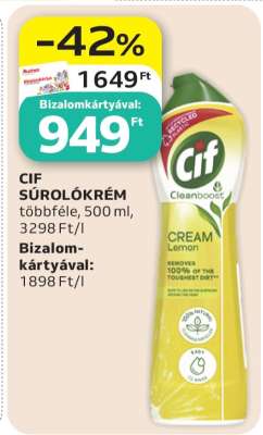 CIF Súrolókrém