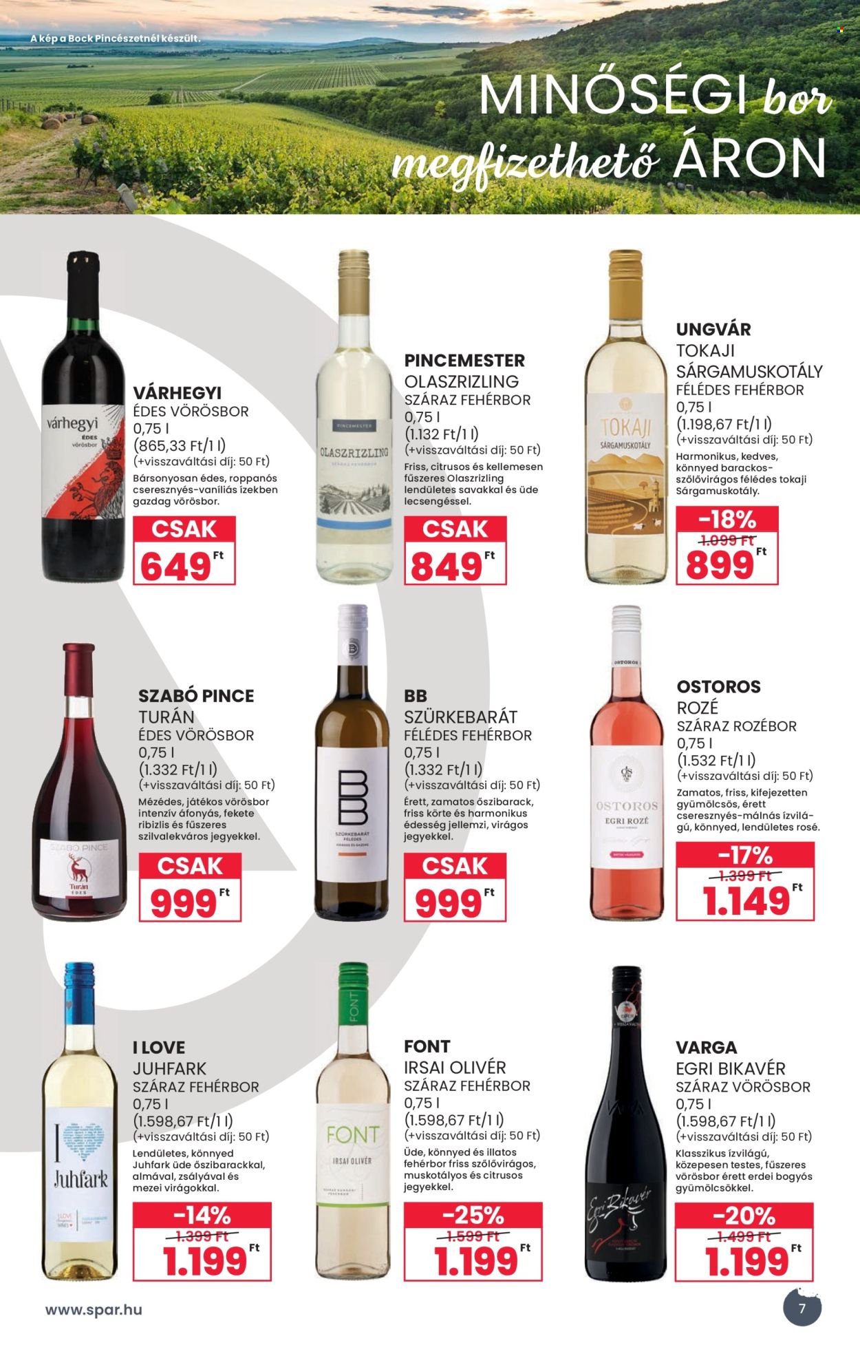 SPAR akciós újság érvényes:  - 2026.09.02 - 2026.09.23. 7. oldal Oldal 7