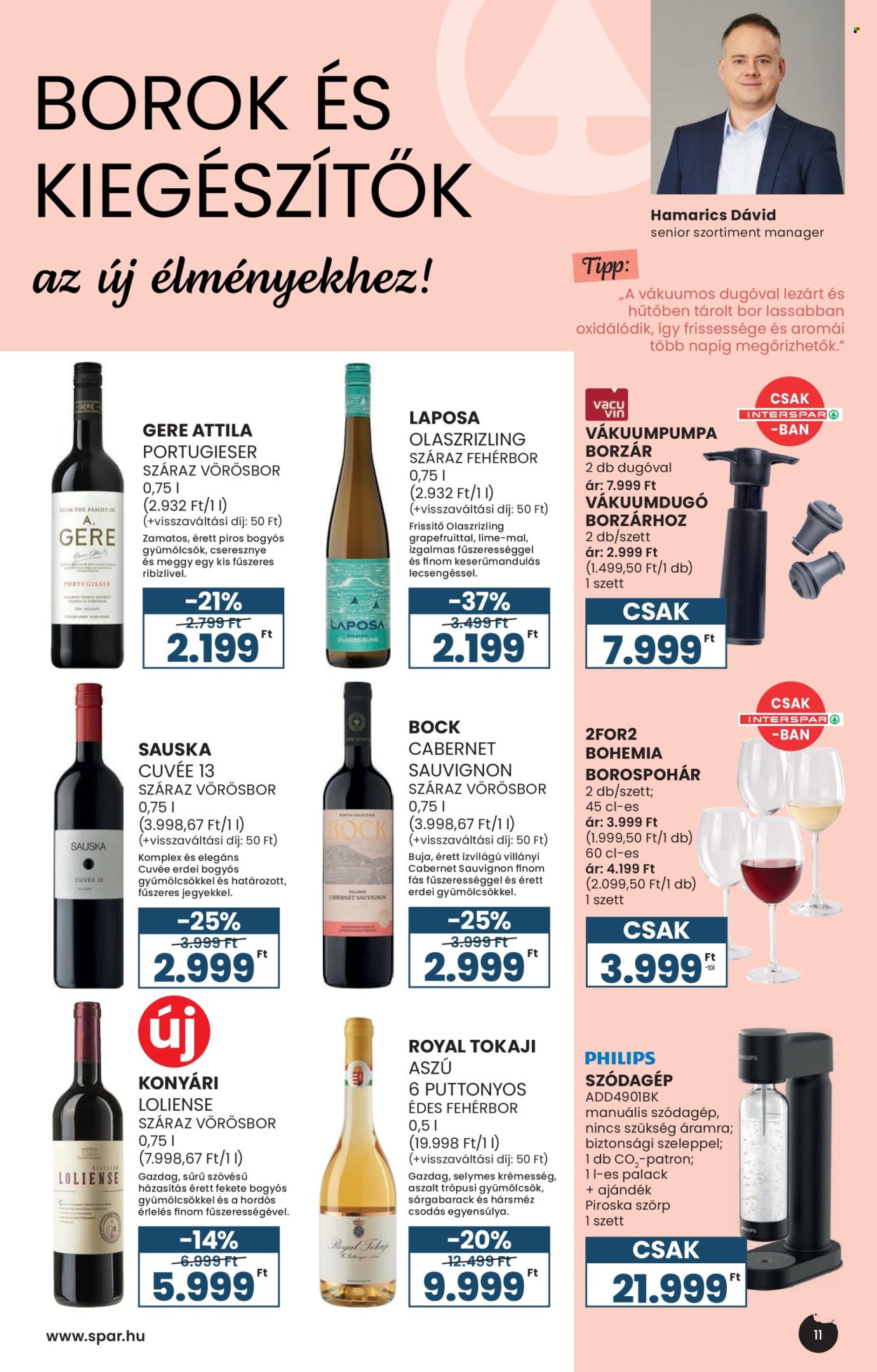 SPAR akciós újság érvényes:  - 2026.09.02 - 2026.09.23. 11. oldal Oldal 11