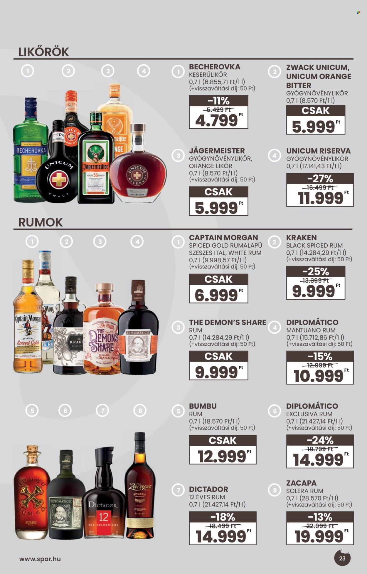 SPAR akciós újság érvényes:  - 2026.09.02 - 2026.09.23. 23. oldal Oldal 23