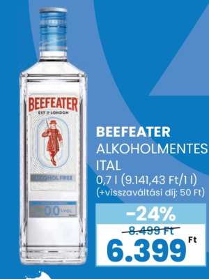BEEFEATER ALKOHOLMENTES ITAL